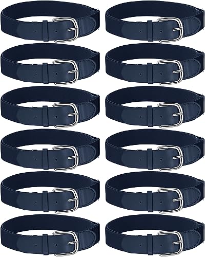 Image of Hercicy 12 Pcs Baseball Belts Softball Belts Bulk for Adult and Youth Adjustable