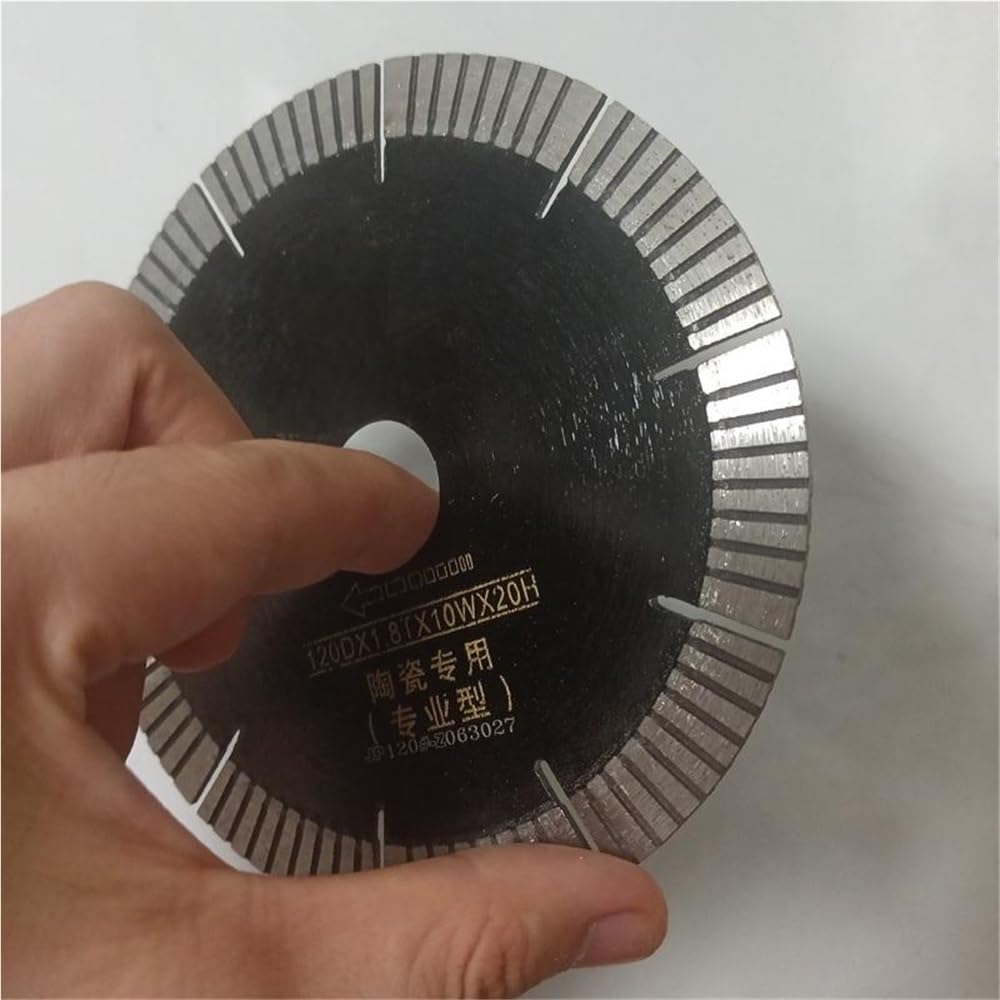 Diamentowe brzeszczoty do pił, Tarcze diamentowe z rowkiem w kształcie litery T 120 mm*20 mm, trwała tarcza tnąca do maszyn cięcia płytek, grubość 1,8