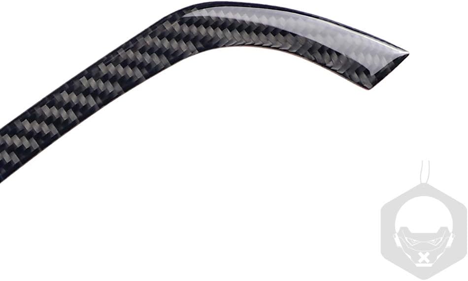 NVCNX Real Premium Carbon Fiber Car Window Lift Switch Panel Cover Interior Trim Compatible with BMW 3 Series E92 E93 Coupe Convertible 2006-2012 Accessories Black 2PCS
