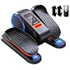 Under Desk Machine, Electric Elliptical Leg Exerciser for Senior, 15 Adjustable Speeds Quiet and Portable Seated Pedal Exerciser for Training with Remote Control
