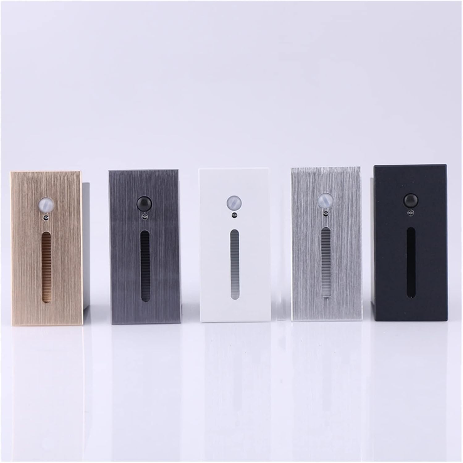 3W Light Control Motion Sensor LED Wall Lamp Stair Light Waterproof IP42 Corner Wall Lights Stairs Step Stairway Hallway Lamps(Warm,Silver with Sensor)