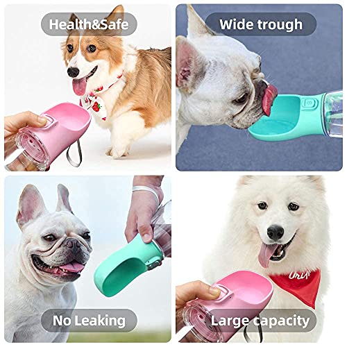 Portable Dog Water Bottle, Leak-Proof Dog Travel Water Bottle with Drinking Bowl, Lightweight Portable Pet Water Bottle… - Image 4