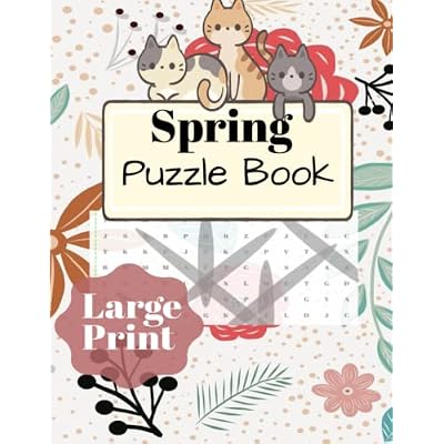 SPRING WORD SEARCH LARGE PRINT: Spring words puzzle to Keep the brain active for Adults, Seniors and Teens.