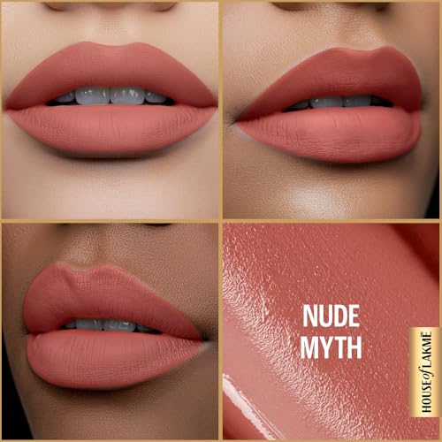 Image of LAKME ULTIMATE GLAM LIQUID LIPSTICK (NUDE MYTH)