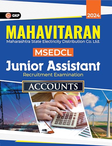 GKP MAHAVITARAN (MSEDCL) 2024: Junior Assistant Recruitment Exam - Accounts ( Sections: Reasoning | Quantitative Aptitude | Marathi Language | Finance )