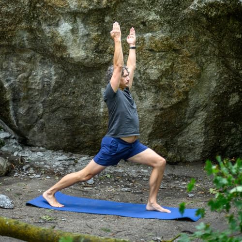Image of Hugger Mugger Earth Elements 5 mm Yoga Mat - Grippy Texture, Reversible, Cushion, Non-toxic Biodegradeable Material, Lightweight