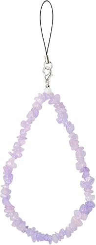 Miniatura 1 de BEACE Dijes para teléfonocorrea de cadena para mujeres y niñas, funda para teléfono celular, correa de muñeca, dijes de piedras preciosas naturales