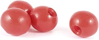 Lon0167 New 4 Pcs Featured Plastic Female Threaded Reliable Efficacy 35mm Diameter Round Ball Lever Knob Red(id:198 dc 46 eb6)