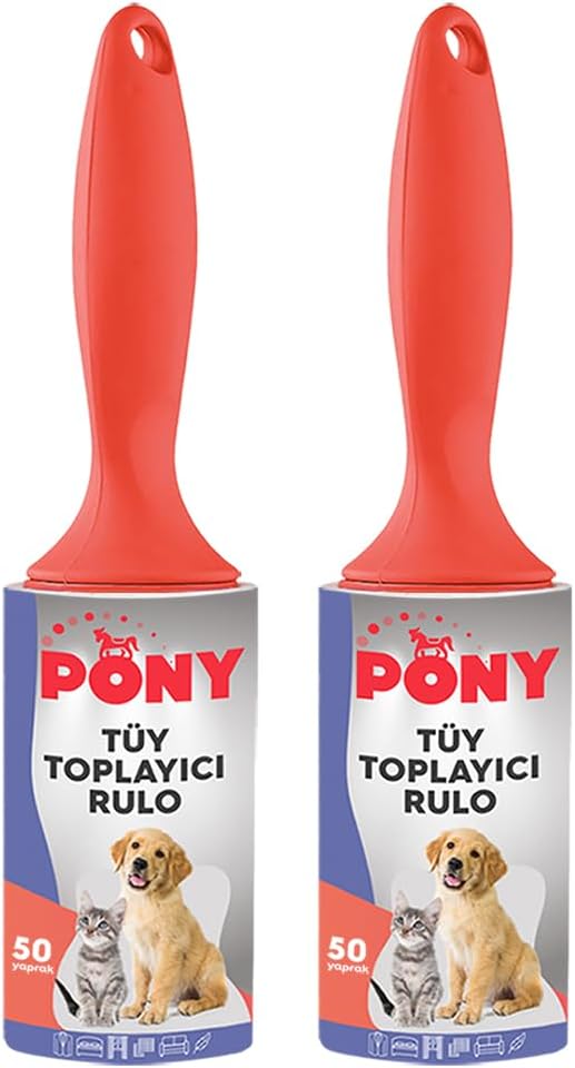 PONY TÜY TOPLAYICI RULO 2 Lİ SET KEDİ KÖPEK