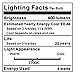 LiteHistory Dimmable t6 led Bulb 40W Candelabra led 2700K Clear 400lm 4W e12 Edison Bulb Warm White 6Pack