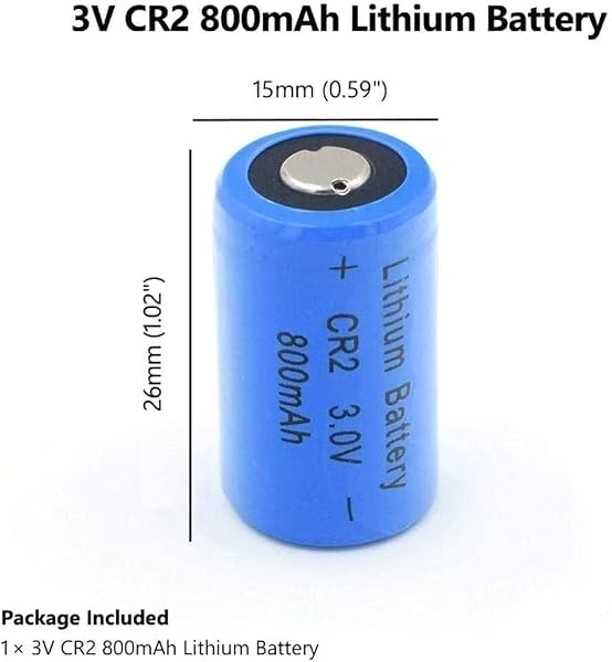 3.0V 800mAh Cells CR2 Button High Power Batteries CR15H270 CR15266 1PCS - 1