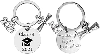 VALICLUD 2pcs 2021 lembrança de graduação chaveiro bolsa chave pingentes presente de formatura graduação