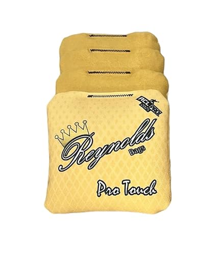 Reynolds Cornhole Bags - Pro Touch - ACL Pro Approved - Set of 4 (Yellow)