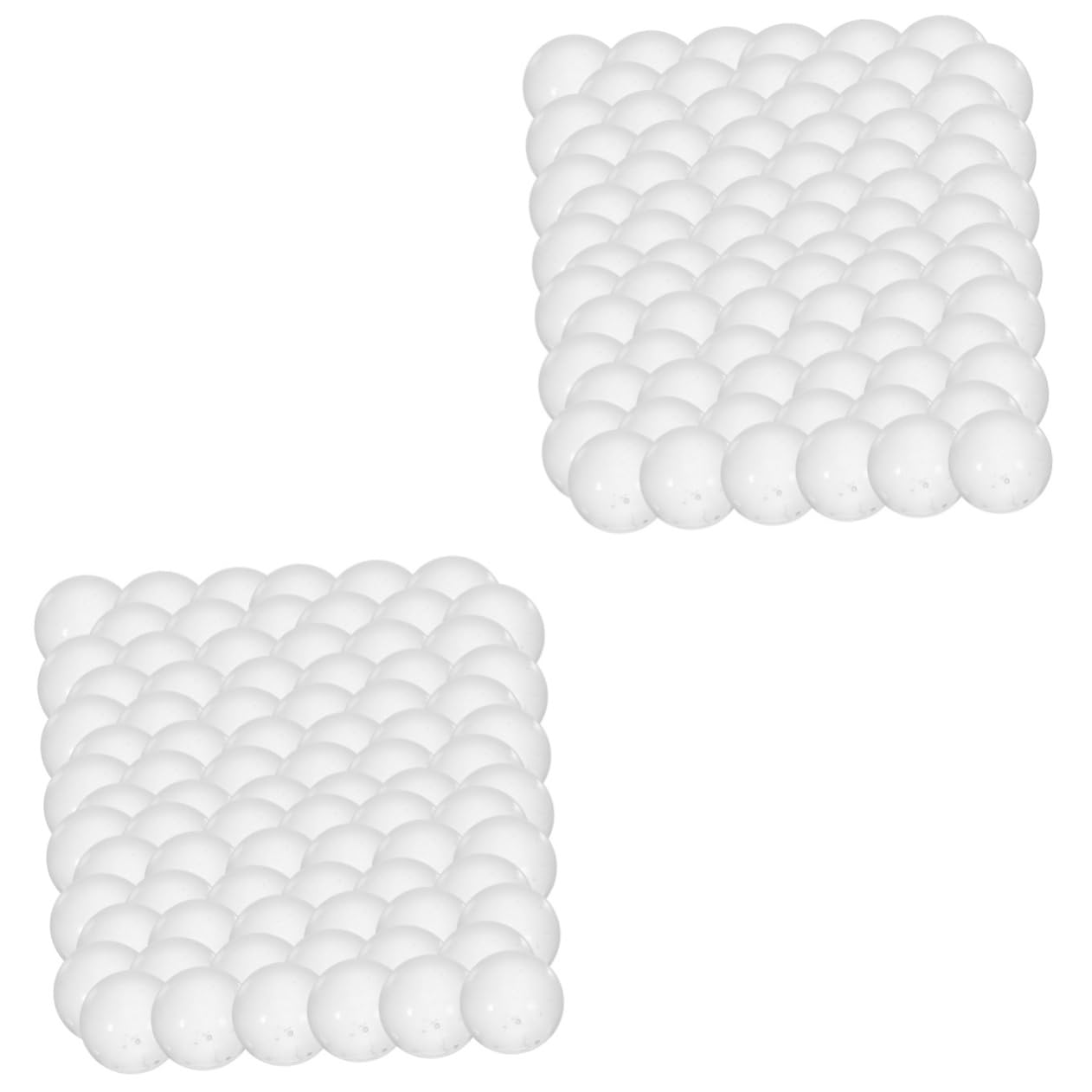 KICHOUSE 2sets Small Glass Balls Solid Glass Spheres for Laboratory Lab Ball 2000pcs*2