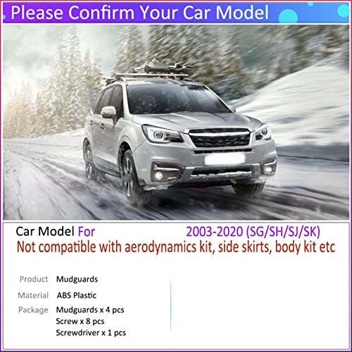 Garde-boue pour Subaru Forester | Finition constructeur en composite rigide