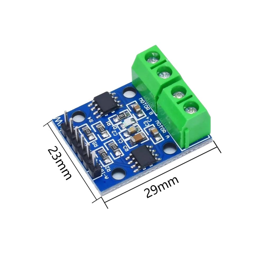 8 szt. L9110S DC Motor Drive Modul, Dual DC Sterownik Sterownik Board | ,2,5-12 V H mostek może jednocześnie napędzać podwójny silnik prądu stałego lub 4-przewodowy 2-fazowy silnik krokowy
