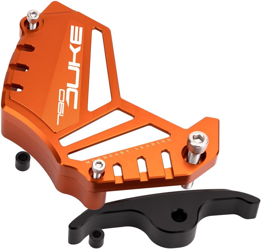 Front Sprocket Chain Guard for 790 Duke 2017-2025 Front Chain Guard CNC Chain Protector 790 Duke Accessories (Orange)