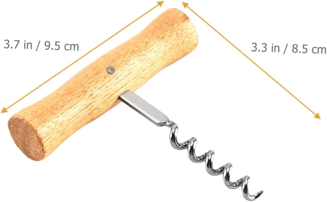 20 Pcs Wine Cork Opener Wine Foil Cutter Waiter Corkscrew Wine Opener Wine Bottle Opener Beer Bottle Opener Multi-Function Bottle Opener Key Stainless Steel Automatic (Transparent Medium)