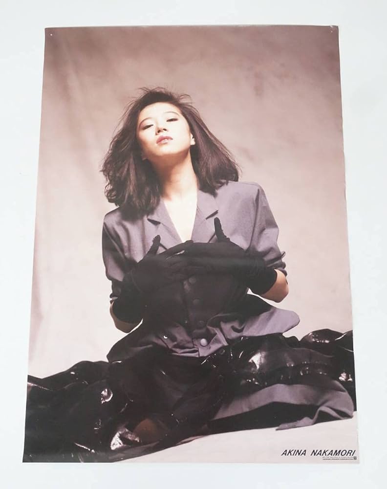 中森明菜　難破船　販促ポスター　A1トリミング 中森明菜難破船販促ポスターA1トリミング