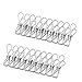 Produktbild Wskderliner Premium Clothes Pegs Wäscheklammern Edelstahl rostfrei, 2.1 Inch Klammer mit aufhänger Washing Pegs Power Clips for Towel, Clothes, Socks (Pack of 60)