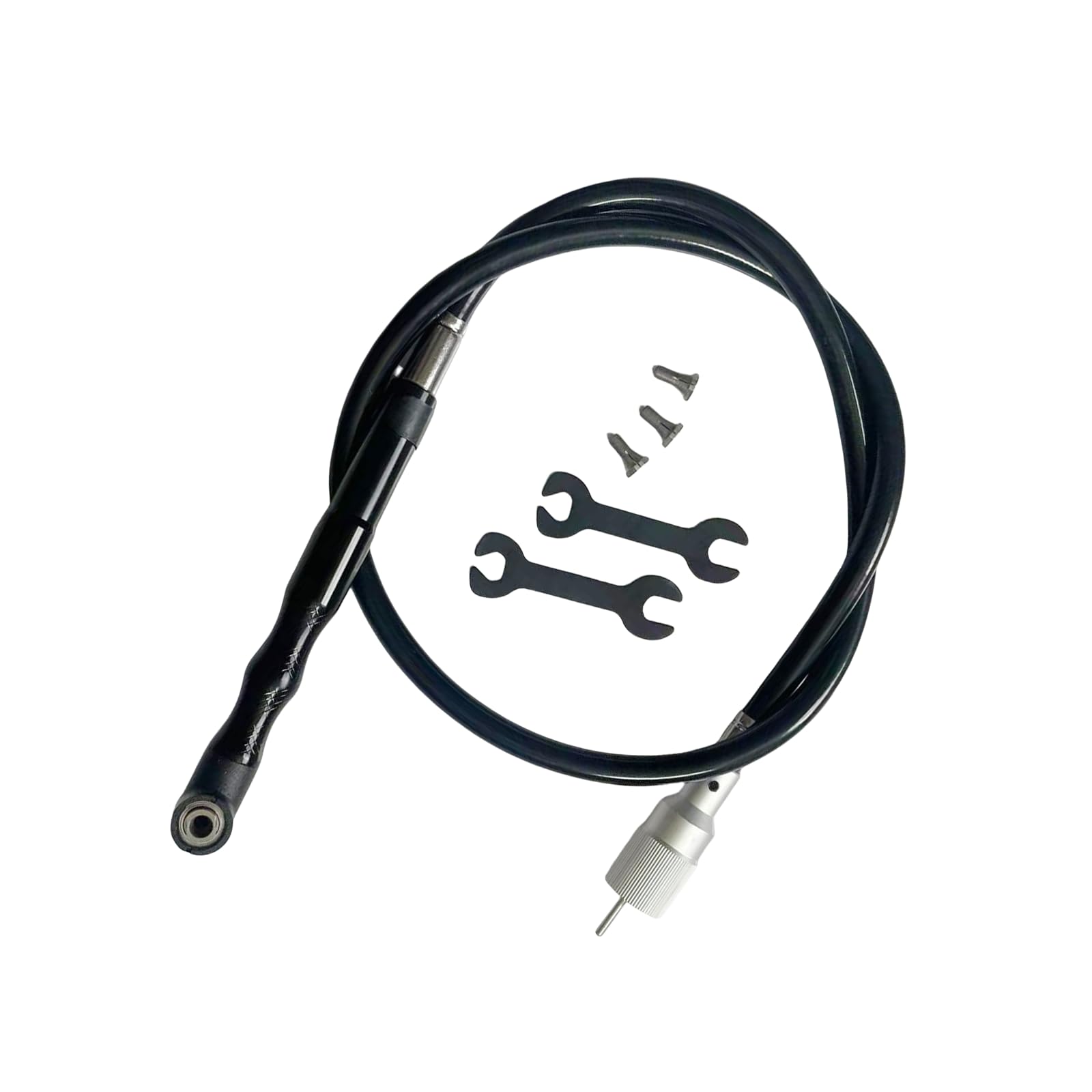 Buxuaaaa 90 Degree Elbow Hand Grinder Rubber Electric Grinder Transfer Head Part Grinding Polishing Tool Set Replacement Rubber Flexible Shaft Tool