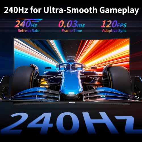 Image of Deco Gear 32 inch 4K QD-OLED Curved Gaming Monitor, 240Hz, 0.03ms GTG, 2160p