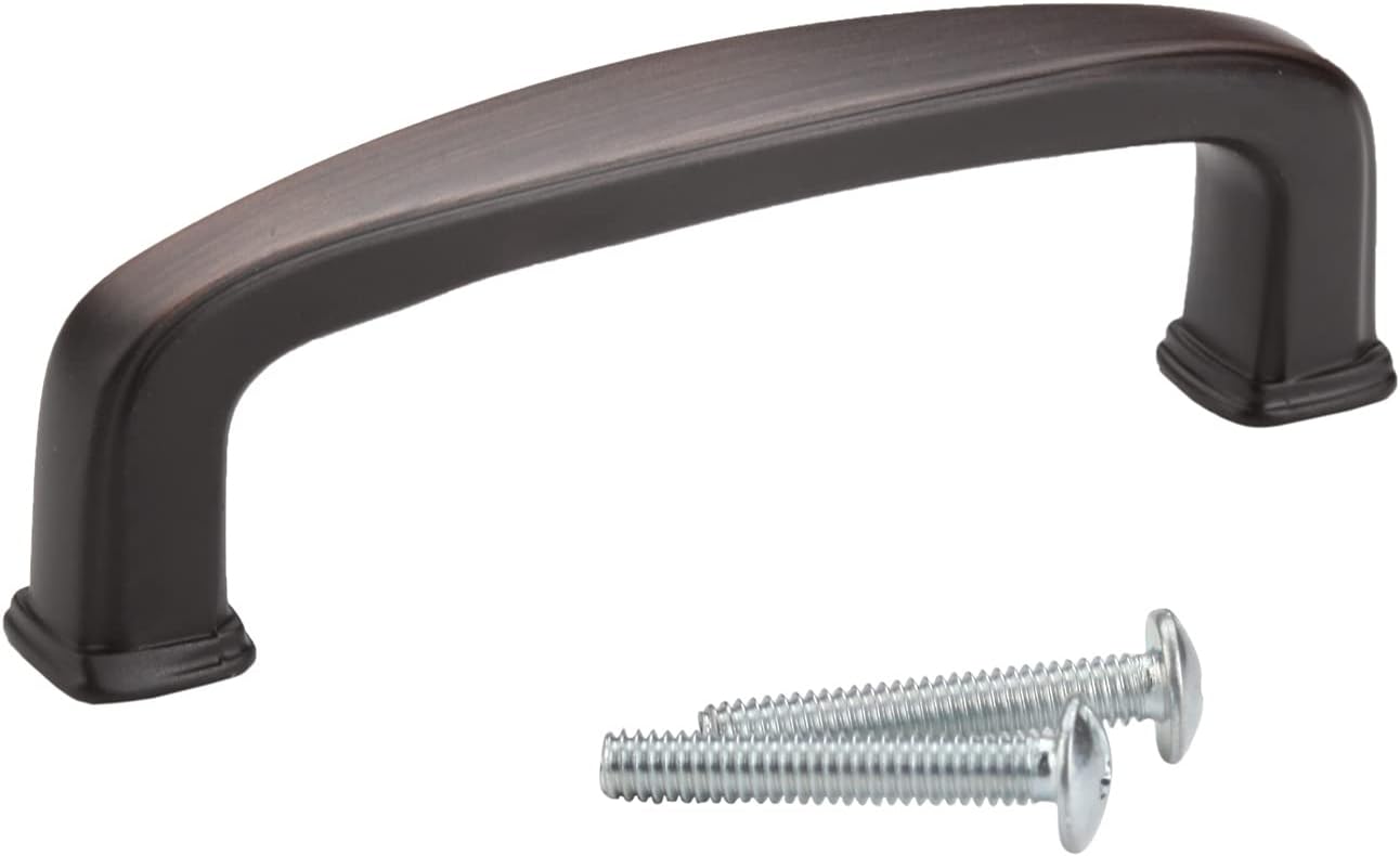 East West Hardware Square Base Zinc Figaro Cabinet Pulls - Color Size Choice