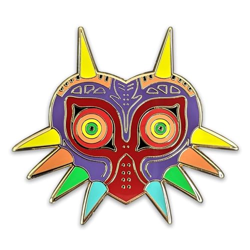 Majora's Mask Enamel Pins - Video Game Lapel Pin, Hard Enamel Pin, Gold Metal Brooch, Badge