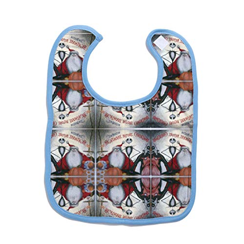 Jack Skellington Unisex Baby Bibs Drool Bibs for Drooling and Teething 100% Cotton for Boys&girles One Size