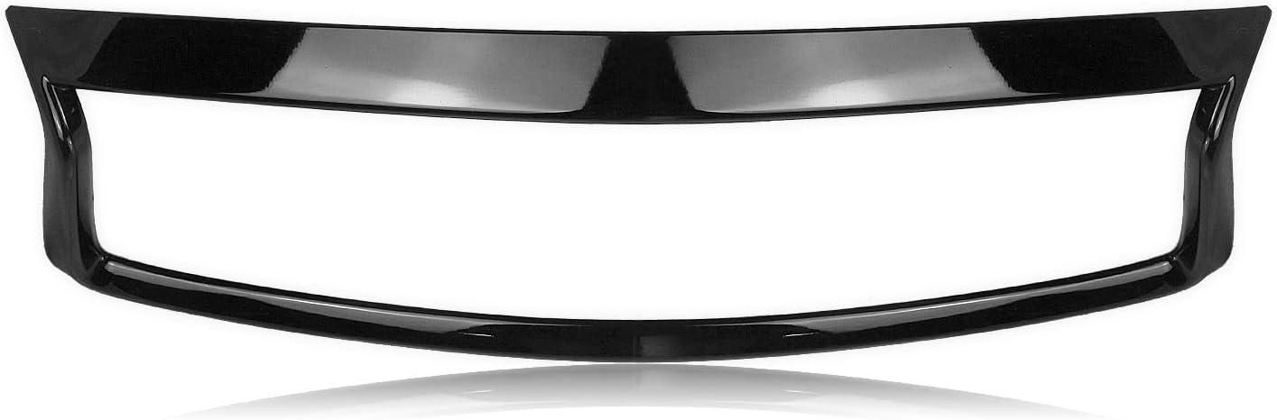 Front Grille Trim Overlay Cover For 2018-2023 Infiniti Q50 All Models Gloss Black