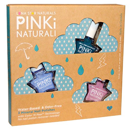 Luna Star Naturals Pinki Naturali Rainy Day Blues Nail Polish Gift Set Luna Star Naturals Pinki Naturali Rainy Day Blues Nail Polish Gift Set