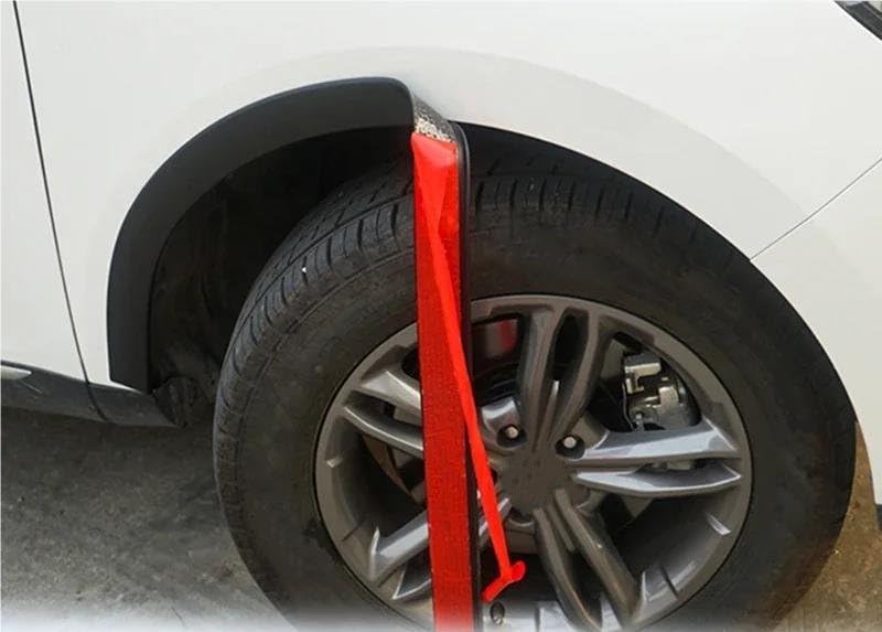 Pasos de rueda protegidos con protector anticolisión universal de 1,5 m 2