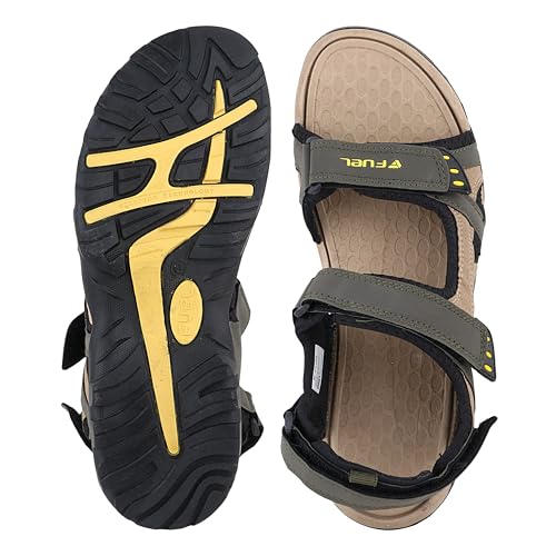 Image of FUEL Punch-02 Lightweight & Anti-Skid Rubber Sole Casual Sandals & Floaters for Mens & Boys for Outdoor