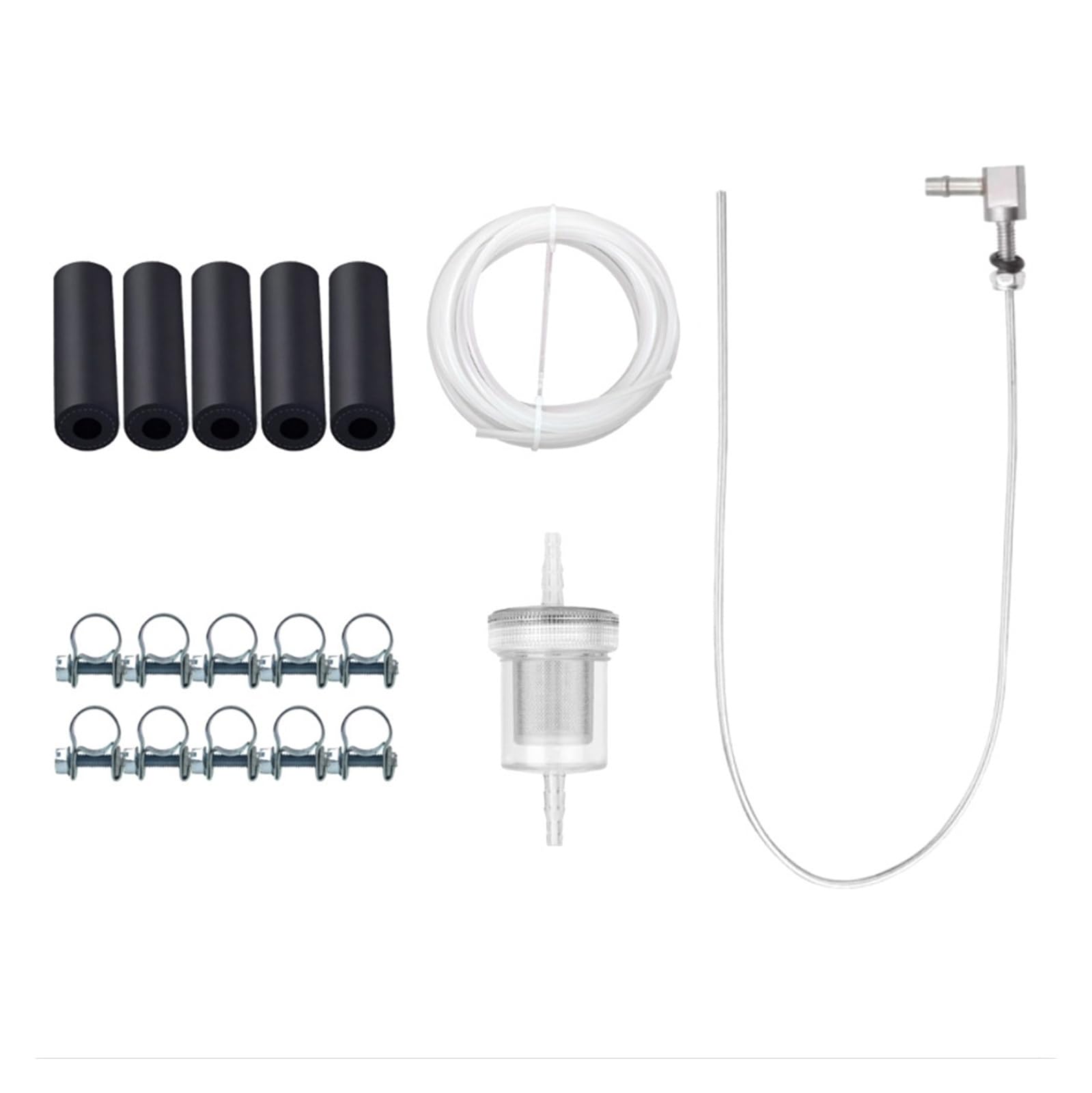 for Diesel Heater Installation Fuel TAN Standpipe Fuel TAN Standpipe Kit Hose Clip Kit Effortless Installation(3.5M)