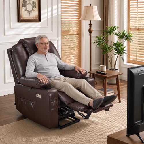 Image of MCombo Power Lift Recliner Chair for Elderly, Heat and Massage 7040(Medium)