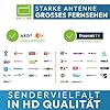 VSG24 DVBT2 Antenne mit Verstärker 36Dbi+ HDTV Zimmerantenne für Fernseher, max. Signalqualität durch ALU-Kern, 5m Kabel DVB-T2 Antenne Fernseher freenet tv innen außen #5