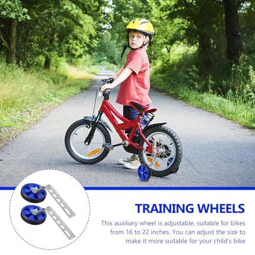 Ruedas de entrenamiento universales para bicicleta Uonlytech tamaño 12-20 pulgadas ruedas estabilizadoras de soporte prácticas para niños aprendiendo a montar miniatura 7