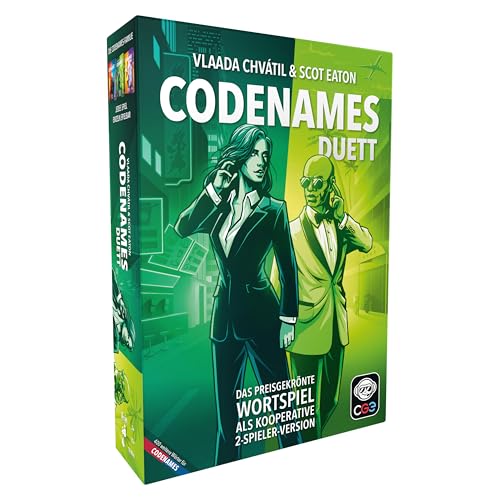 Czech Games Edition CGE Codenames Duett - Kommunikatives Partyspiel mit hohem Wiederspielwert -...