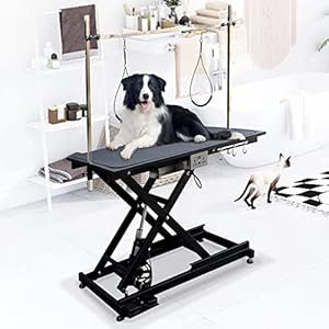   496-Pet-Dog-Grooming-Table-Adjustable-Professional-Trimming-Table-with-ArmsNoose-for-Large-Cat-Shower-Table-Maximum-Capacity-Up-to-330LBS