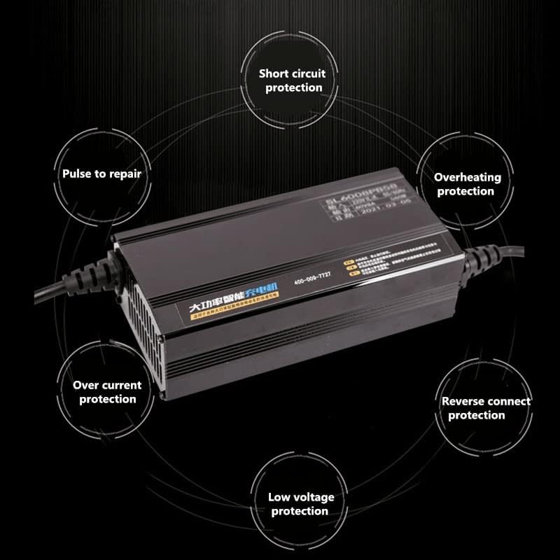 12A Charger for 48V 60V 72V 84V Lithium Battery 13S 54.6V 14S 58.8V 16S 58.4V 67.2V 20S 84V Li ion 73V 87.6V Lifepo4 Battery (Color : 24S Lifepo4 87.6V, Socket Standard : UK 220V)