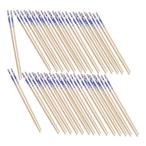 FUNOMOCYA 100 ペア 中華 料理 箸 軽量 竹製 箸 和食 寿司 アジアン 食器 竹製 持ち帰り用 和食 料理 ベージュ