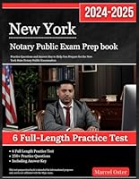 New York Notary Public Exam Prep Book 2024-2025: Practice Questions and Answer Key to Help You Prepare for the New York State Notary Public Examination B0D5B6VVXS Book Cover