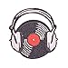 U-Sky Cool Iron on Band Patch for Backpacks, 3pcs Different Design Vinyl Record Earphone Music Embroidered Sew on/Iron-on Punk Applique Patches for Clothing Decor, Jean Jackets, Vest, Bags