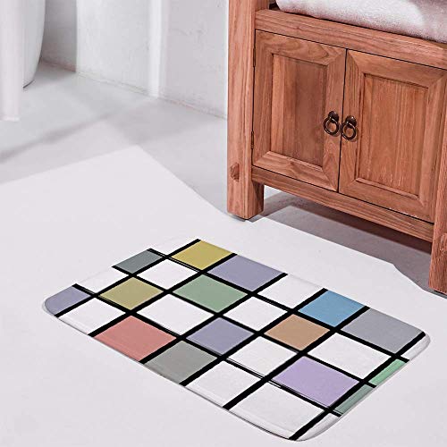 Tapis de bain antidérapant en microfibre lavable en machine 40x60cm - 3