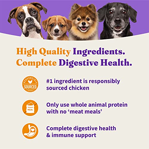 Halo 39210 Holistic Dog Food, Complete Digestive Health Cage-Free Chicken And Brown Rice Recipe, Dry Dog Food Bag thumb #5