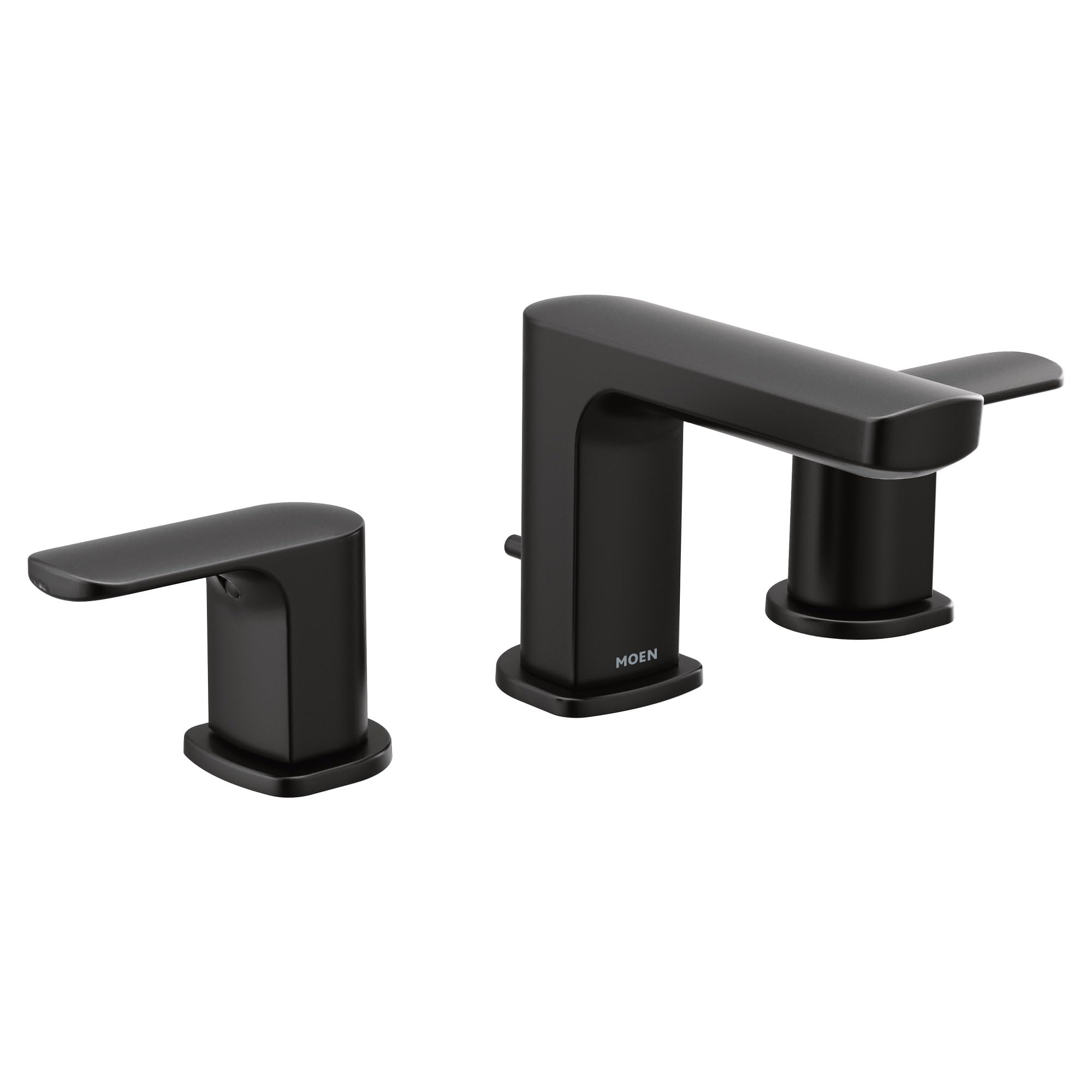 Moen Rizon Matte Black Two-Handle Widespread Bathroom Faucet