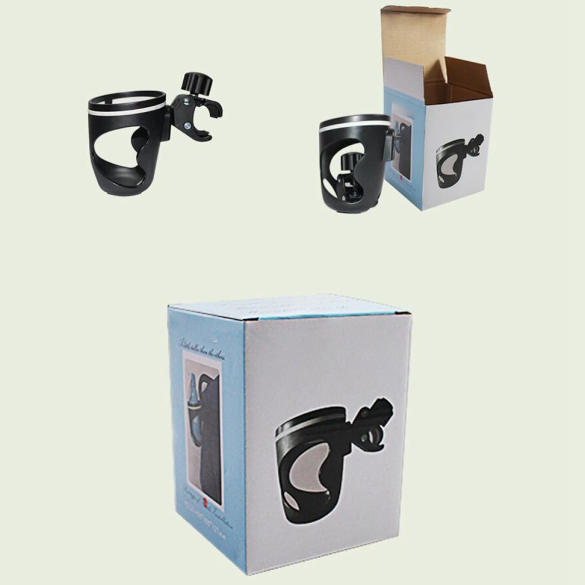 Toddmomy 2 Piezas Botella Cochecito de Niña Accesorio Multifuncional Carritos Compatible Instalación sin Herramientas Resistente