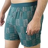 NTH DEGREE UNDERWEAR Sweden Trekking Green Relaxed Fit Boxer in Micro Modal