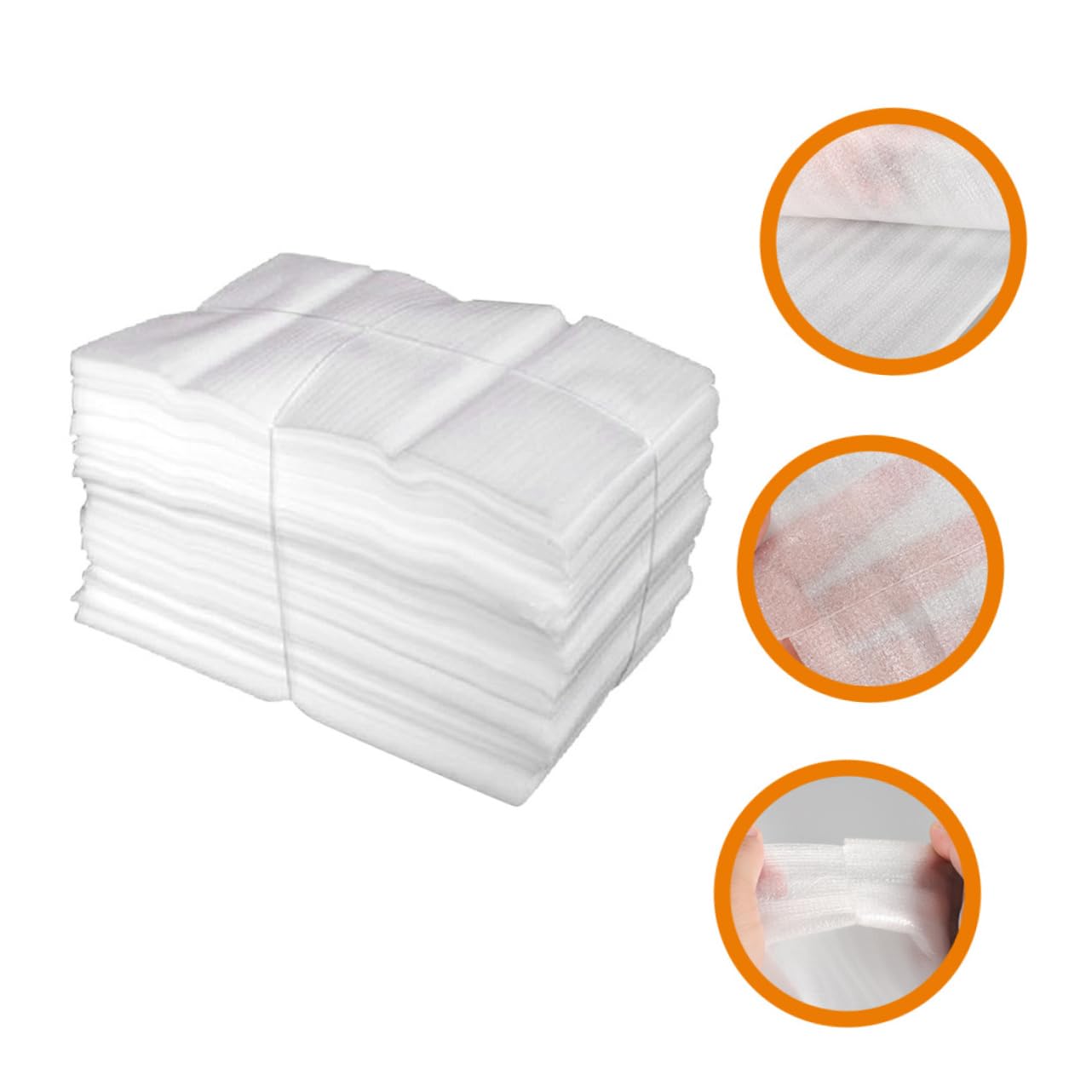 Uonlytech Lot De 100 Sacs Mousse Antichoc 25X15 Cm Pour Emballage De Vaisselle Verres Et Objets Fragiles Protection Et Déménagement