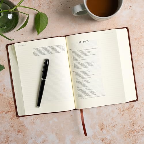 RVR 1960 Biblia de apuntes tamaño personal, café, símil piel / RVR 1960 Personal size Note taking Bible Brown LeatherTouch (Spanish Edition) - image 3